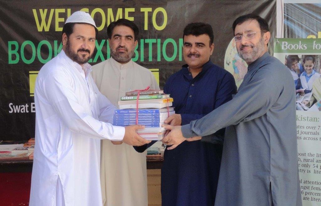 Books donated to schools in Swat