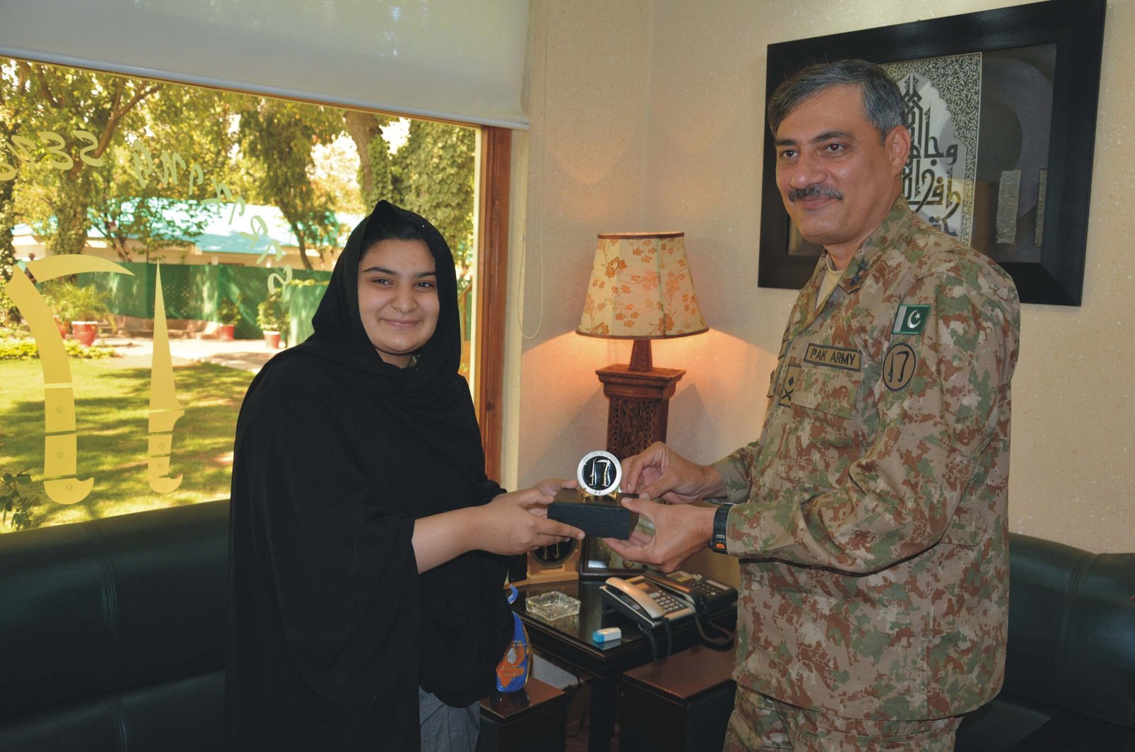 GOC Malakand appreciates Hadiqa Bashir for her efforts on child marriages