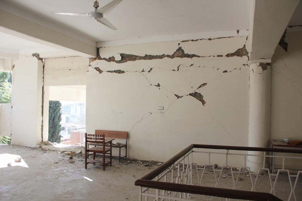 Government Girls College Swat damaged in quake