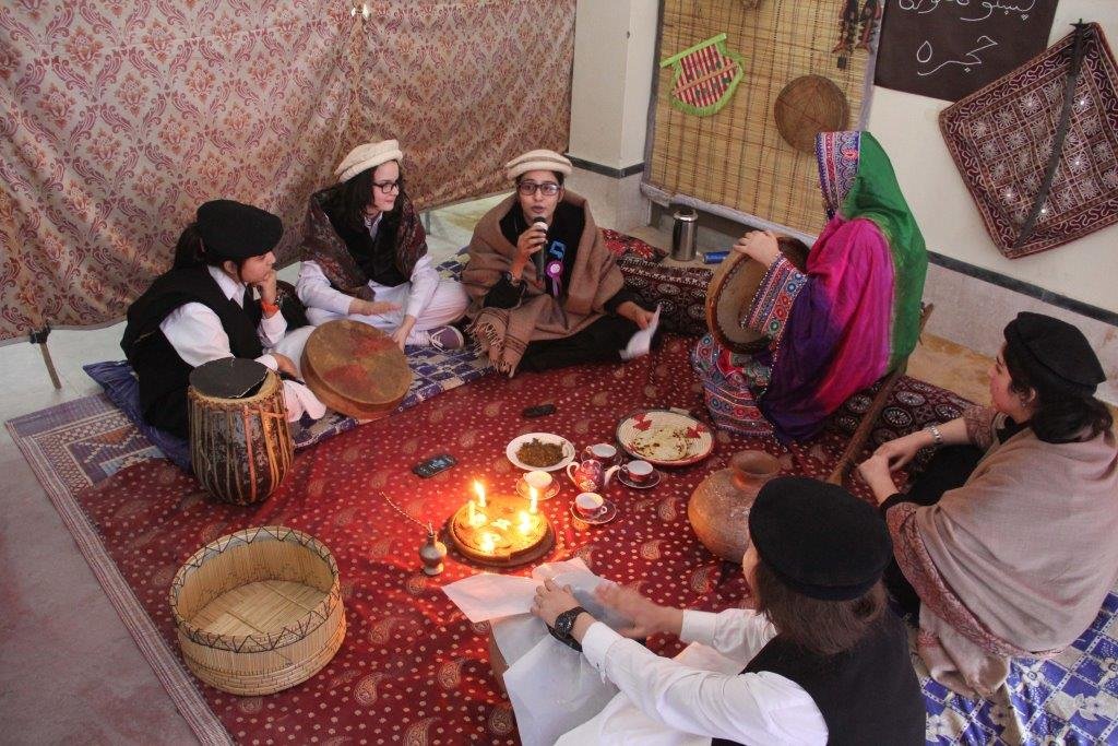 Girls in Swat exhibit their talents on basis of multiple intelligence