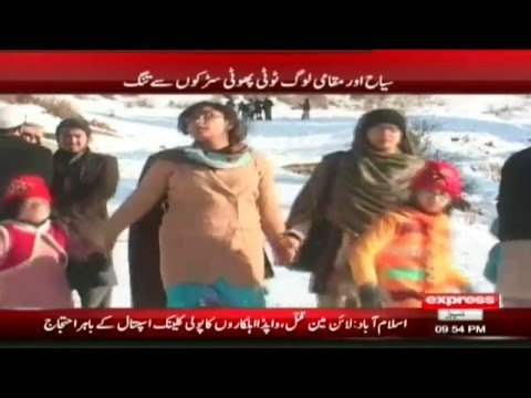 Worst condition of Malam Jaba road hampers visitors