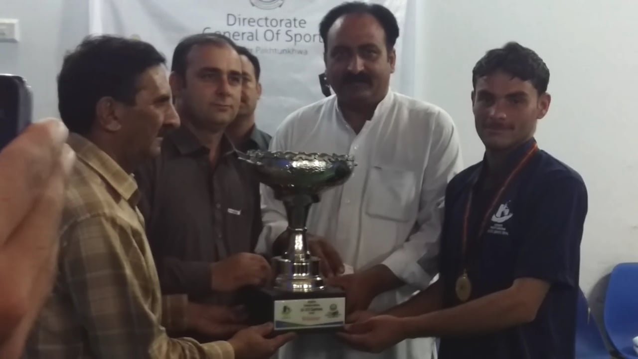 Swat won the badminton tournament in kp Games 2016