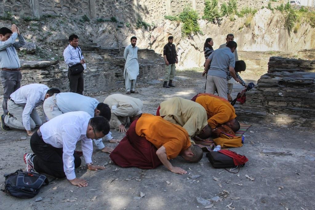 Saidu Sharif Stupa echoed with prayers