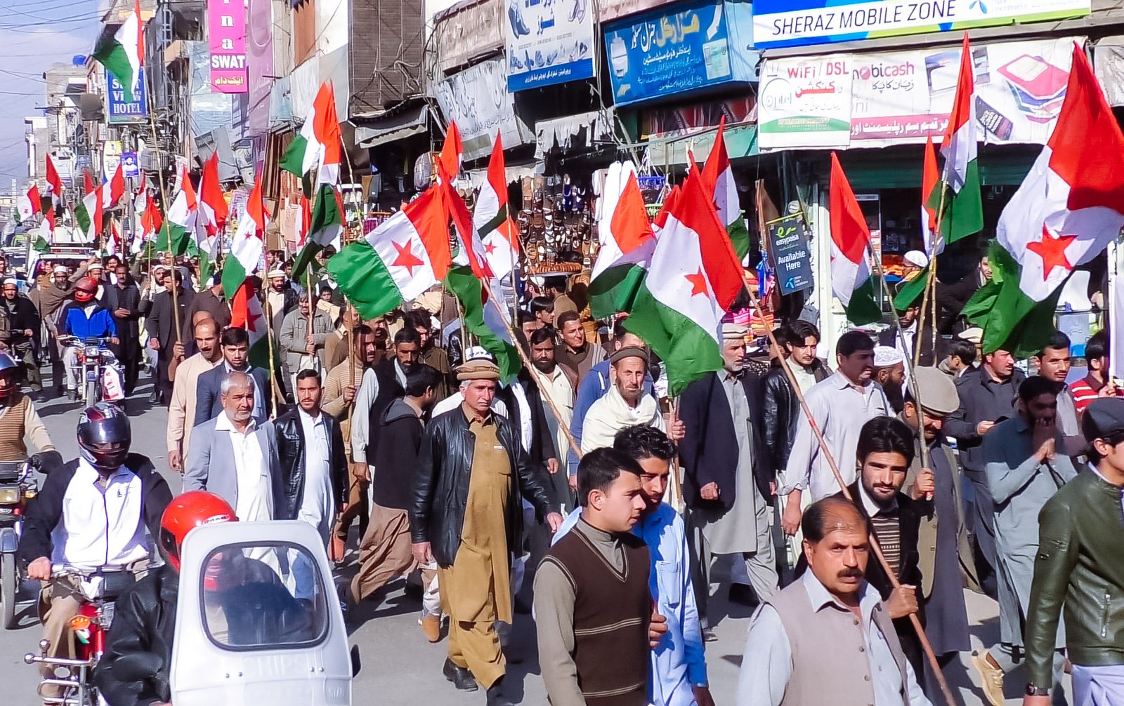 Swatis take to streets to seek justice for Naqeeb Mehsud