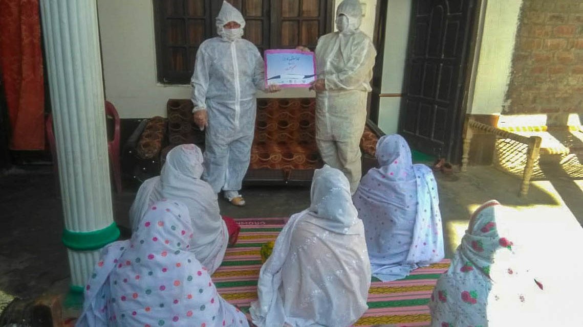 Philanthropist sisters provide personal protection equipment to LHWs in Swat