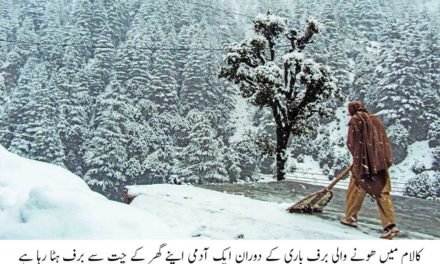 سوات ، میدانی علاقوں میں بارش جبکہ کالام ،ملم جبہ کے پہاڑوں پر برف باری جاری