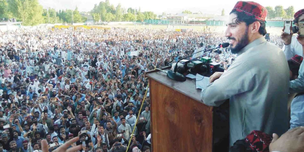 سوات میں امن بحال ہوچکا ہے اب فوج کو اپنے بیرکوں میں واپس جانا چاہیں۔منظور پشتین