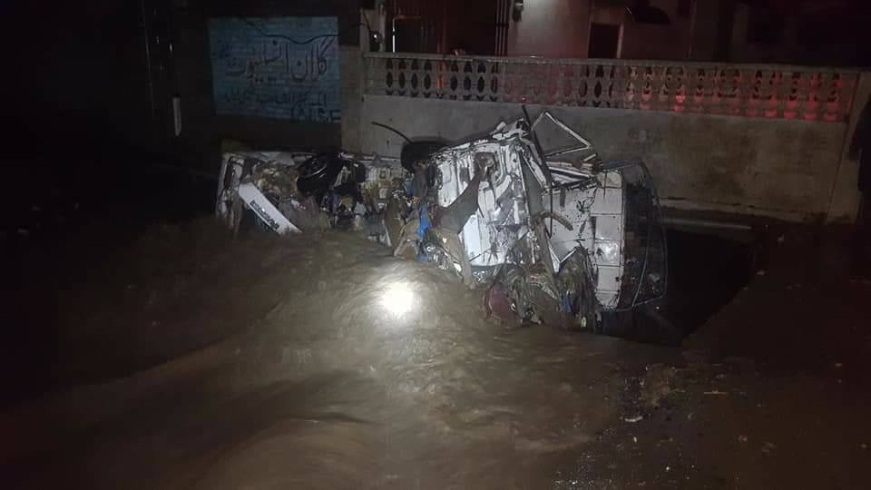 سوات میں شدید بارش سے کروڑوں روپے کا نقصان کئی گاڑیاں سیلابی ریلوں میں بہہ گئیں