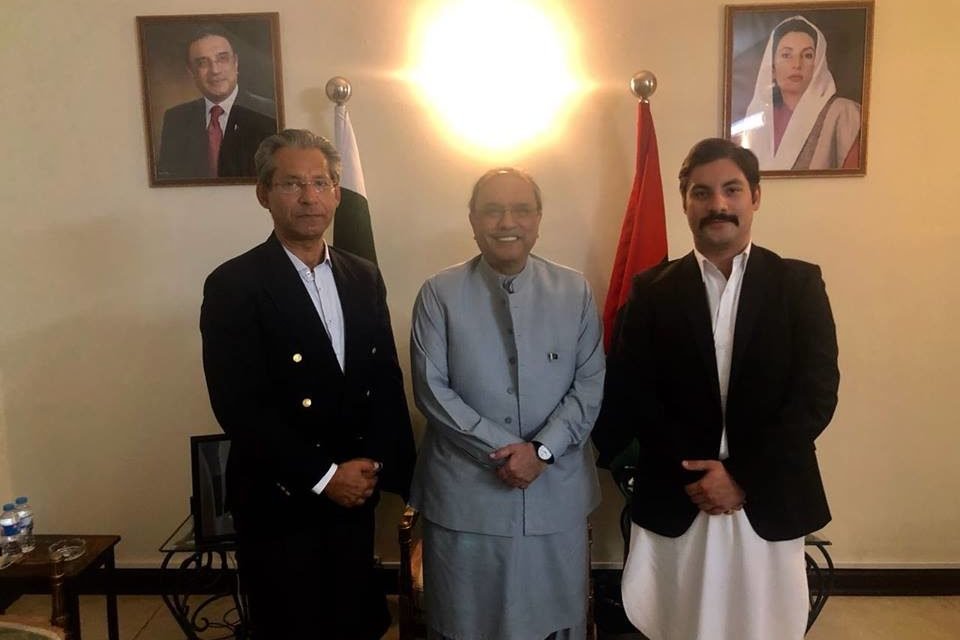 سوات :شہزادہ میانگل شہریار امیرزیب کا آصف علی زرداری سے اہم ملاقات