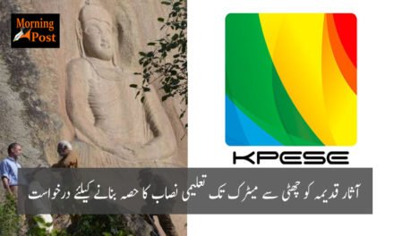 آثار قدیمہ کو چھٹی سے میٹرک تک تعلیمی نصاب کا حصہ بنانے کیلئے درخواست