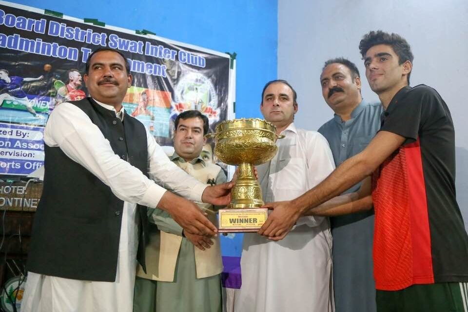 ال سوات ڈسٹرکٹ بیڈمینٹن ٹورنامنٹ اختتام پذیر