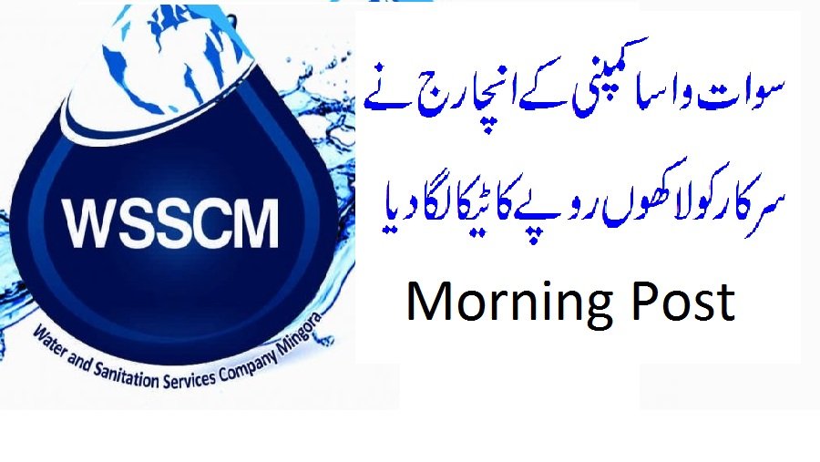 سوات واسا کمپنی کے انچارج نے سرکار کولاکھوں روپے کا ٹیکالگادیا،