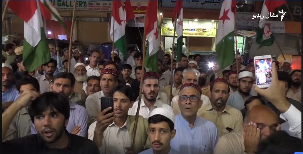 پختون خواہ ملی عوامی پارٹی کا سانحہ وزیرستان کے خلاف مینگورہ میں احتجاجی مظاہرہ, پی ٹی ایم کارکنوں کی بھی شرکت
