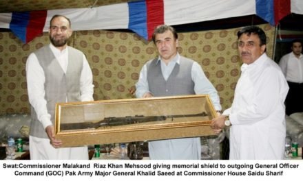 سبکدوش ہونے والےجی او سی ملاکنڈ میجر جنرل خالد سعیدکے اعزاز میں افطار دعوت کا اہتمام
