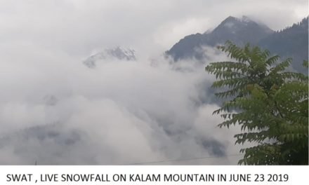 کالام کے پہاڑوں پر جون کے مہینے میں بھی برفباری