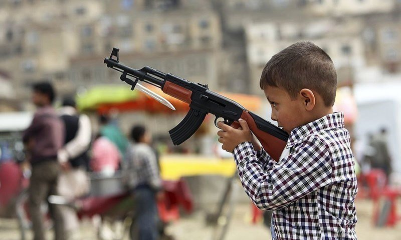 سوات میں پابندی کے باوجود اسلحہ نما کھلونوں کی فروخت بدستور جاری