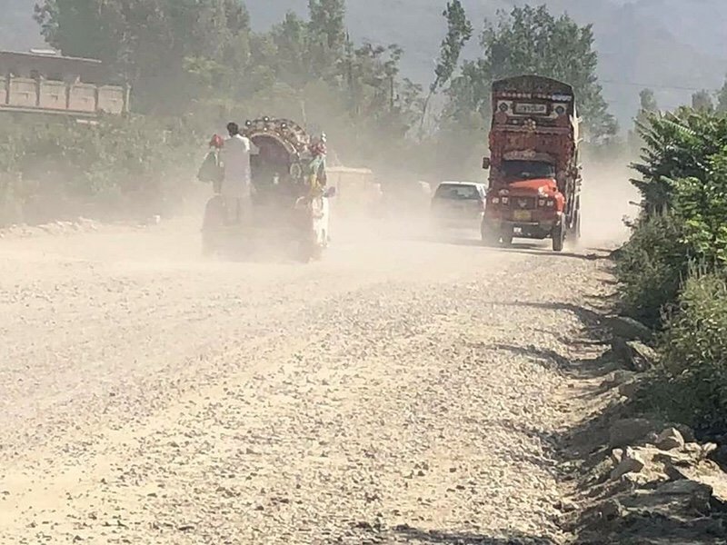 مینگورہ ، سڑکوں کی تعمیر کے نام پر جی ٹی روڈ کا حلیہ بگاڑ دیا گیا