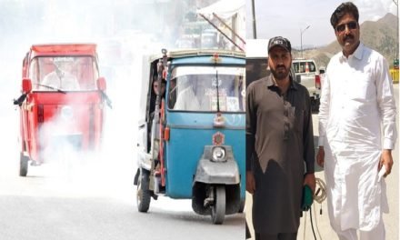 سوات،پرانی گاڑیاں باالخصوص رکشے آلودگی اور بیماریوں کا باعث بن رہے ہیں،نورزیب شاہ