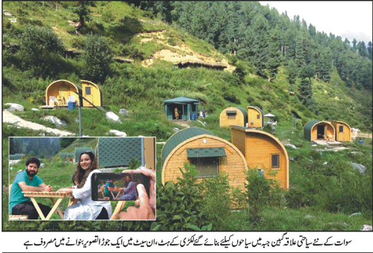 Thai tourists enjoys beauty of Swat