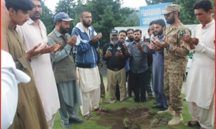 ملم جبہ میں اسکی ریزارٹ اور پاک فوج کے تعاون  شجر کاری مہم کا آغاز