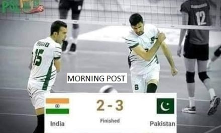 سوات کے شاہین ایمل خان کی کپتانی میں ایشین سینئر مینز والی بال چیمپئن شپ میں پاکستان نے بھارت کو ہرا دیا