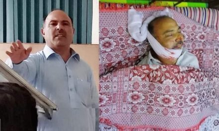 ڈسٹرکٹ ایجوکیشن افیسر نواب علی کولئ پالس کوہستان   دفتر میں نامعلوم شخص کے فائرنگ سےقتل