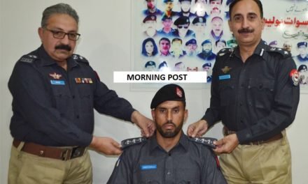 مٹہ، سب انسپکٹر بخت زادہ کو انسپکٹر کے عہدہ پر ترقی دے دی گئی