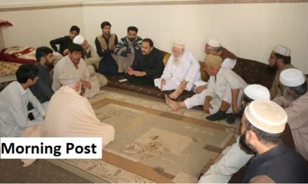 تحریک انصاف  حکومت لانگ مارچ یا دھرنے سے بلیک میل نہیں ہوگی۔ فضل حکیم خان یوسفزئی