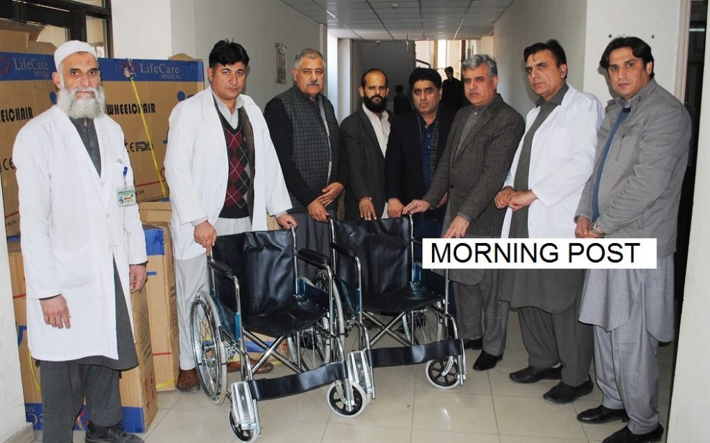 سنٹرل ہسپتال سیدوشریف کیلئے 17ویل چیئرز چیف ایگزیکٹیو کے حوالے