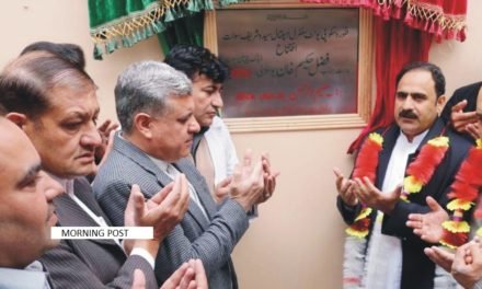 ملاکنڈ ڈویژن کے ہیڈ کوارٹر سیدو گروپ اف ٹیچنگ ہسپتال میں پانچ کروڑ روپے کی لاگت سے پہلے فلوروسکوپی مشین کا افتتاح