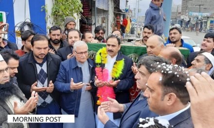 سوات،فضاگٹ بائی پاس چوک کے مقام پر سوئی گیس منصوبے کا افتتاح