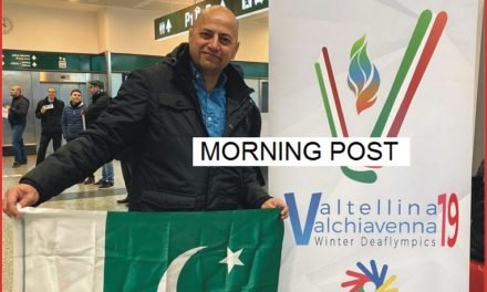 اٹلی میں انٹرنیشل ڈیف مقابلوں میں  سوات کے واحد کھلاڑی کی شرکت