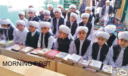 مینگورہ ،نویکلے مدرسہ نورالفرقان  میں ختم  حفظ قرآن کی تقریب
