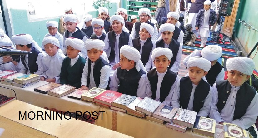 مینگورہ ،نویکلے مدرسہ نورالفرقان  میں ختم  حفظ قرآن کی تقریب