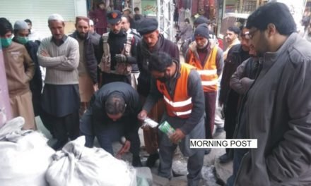 ٹی ایم اے بابوزئی کا تجاوزات کے خلاف ایکشن،دکانداروں کو خبردار کرلیا