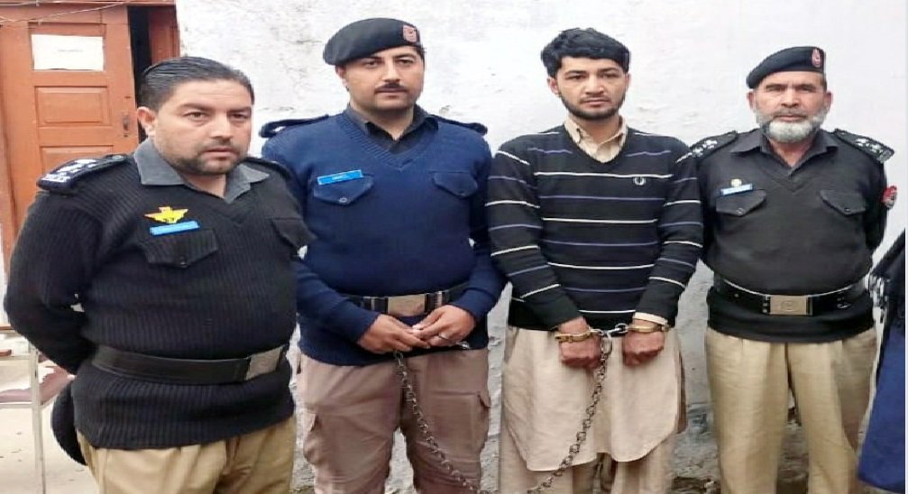 بونیر:پولیس نے  اندھے قتل کا سراغ لگا لیا ملزم گرفتار