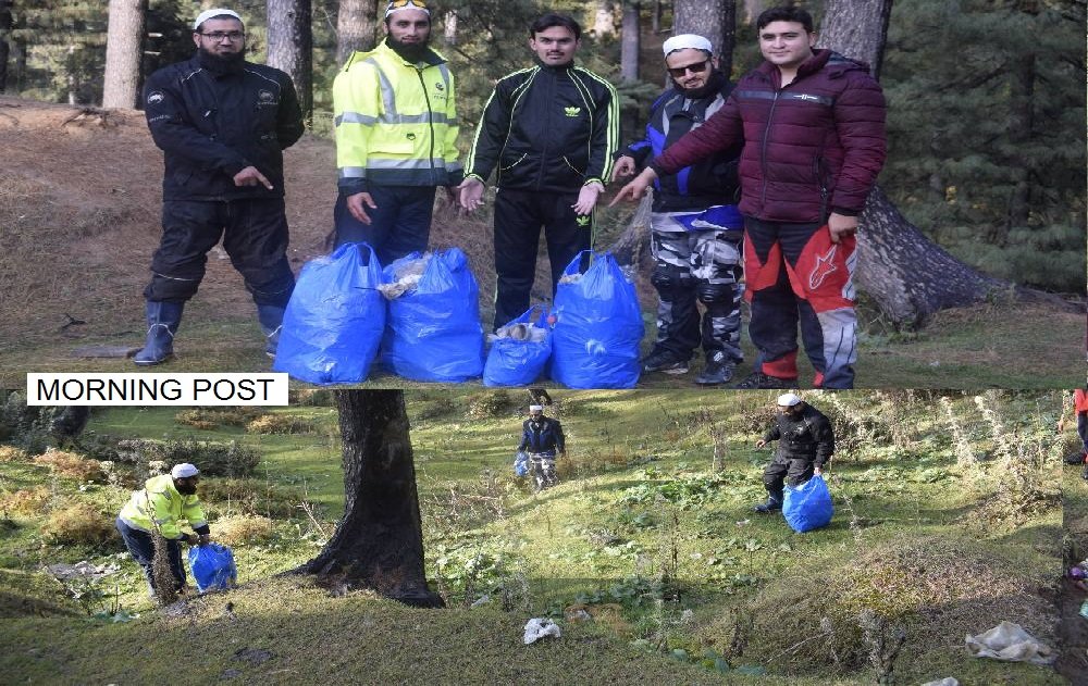 سوات، نوجوانوں نے سیاحتی اور تاریخی مقامات کو صاف رکھنے کی سر گرمیاں شروع کردی