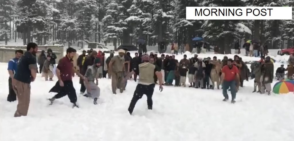 کالام کے برف پوش میدان پر کبڈی ٹورنامنٹ اختتام پزیر