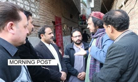فضل حکیم کا سوات کے معروف پشتو اداکارعثمان غنی کی عیادت