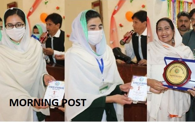 سوات گورنمنٹ نرسنگ کالج کے بچیوں نے صوبے میں پہلا پوزیشن حاصل کرلیا