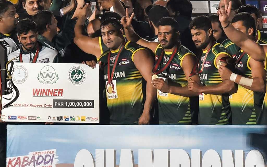 ورلڈ کپ کبڈی فائنل ،پاکستان نے بھارت ہراکر کر ٹائٹل اپنے نام کرلیا