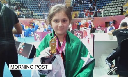 سوات کی 9 سالہ عائشہ نے  پاکستان  کے لئے پہلا گولڈ میڈل جیت لیا