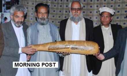 سوات کے مشہورخطاط و ادیب کو  شمس القلم کے خطاب سے نوازا گیا