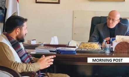 سوات،سردار وقار شہزاد ایڈوکیٹ  کی مصر  سفیر سے اسلام آ باد میں ملاقات