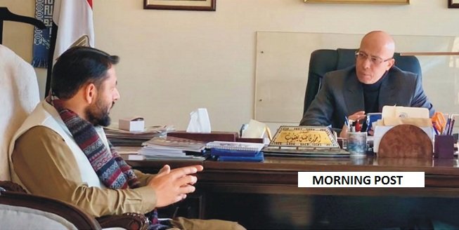 سوات،سردار وقار شہزاد ایڈوکیٹ کی مصر سفیر سے اسلام آ باد میں ملاقات