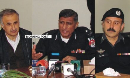 سوات،ٹارگٹ کلزر کو پکڑا جارہاہے 2ہفتوں میں عوام کو خوشخبری دینگے،آئی جی پی  ثناء اللہ عباسی