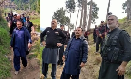 ایلم کے دشوار گزار پہاڑیوں میں پولیس کا سرچ اینڈ سٹرائک آپریشن