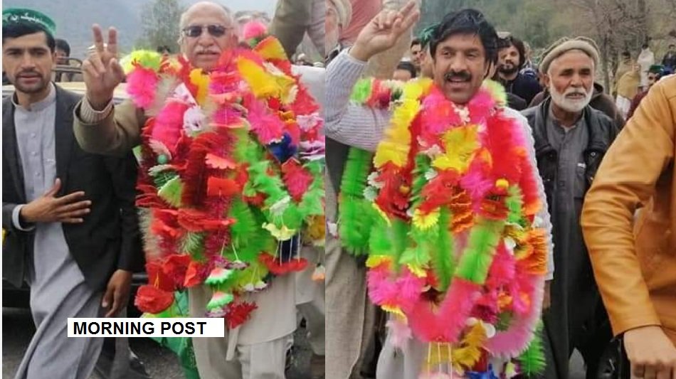 سوات،ن  لیگ   رہنماعبدالغفور اور عثمان غنی  ضمانت پر رہا