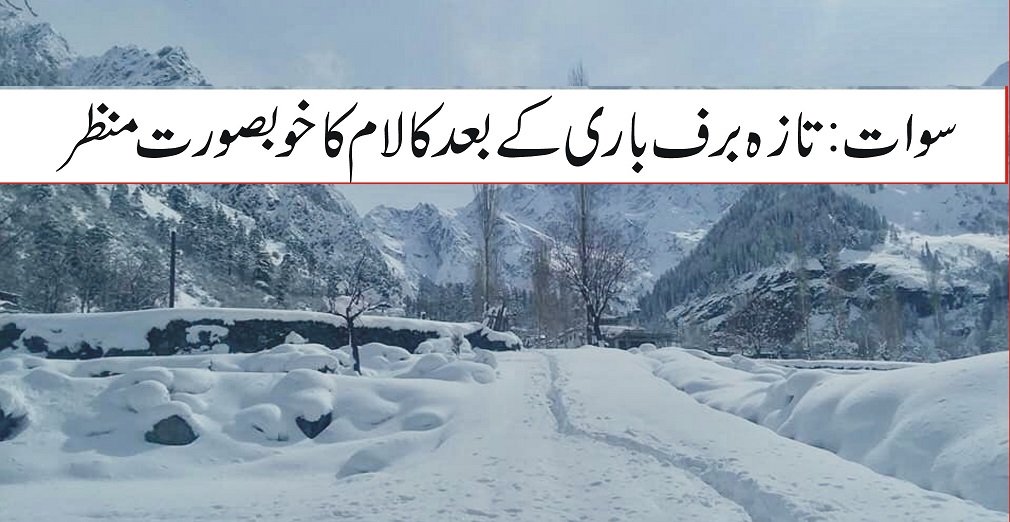 سوات میں 20 سال بعد مارچ میں زیادہ برف باری کا ریکارڈ ٹوٹ گیا
