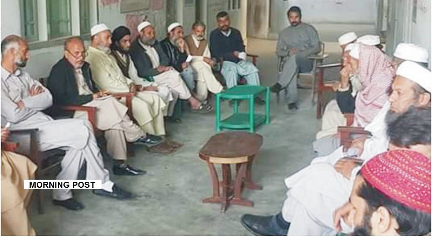 علاقہ کوکارئی کی مقامی تنظیم اور آئمہ کرام کامشترکہ اجلاس،موجودہ صورتحال پر تفصیلی گفتگو